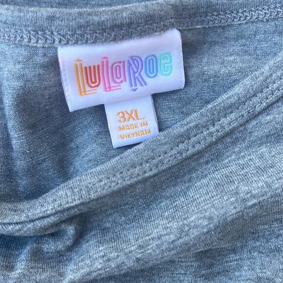 LuLaRoe Disney Donald Duck Randy t-shirt blue gray size 3XL - Picture 4 of 6